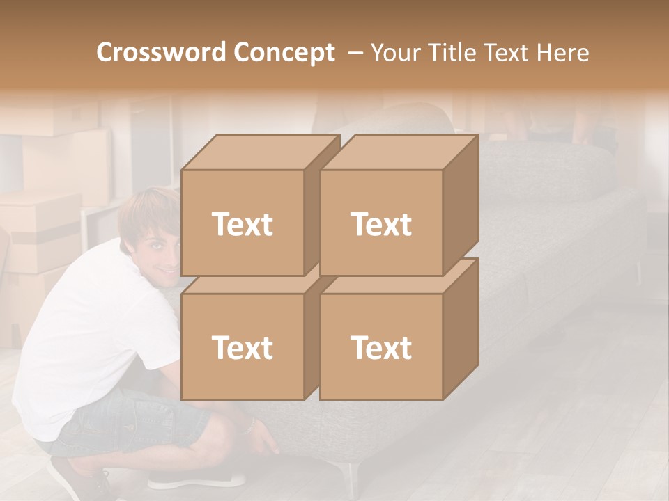 Ginger Home Male PowerPoint Template