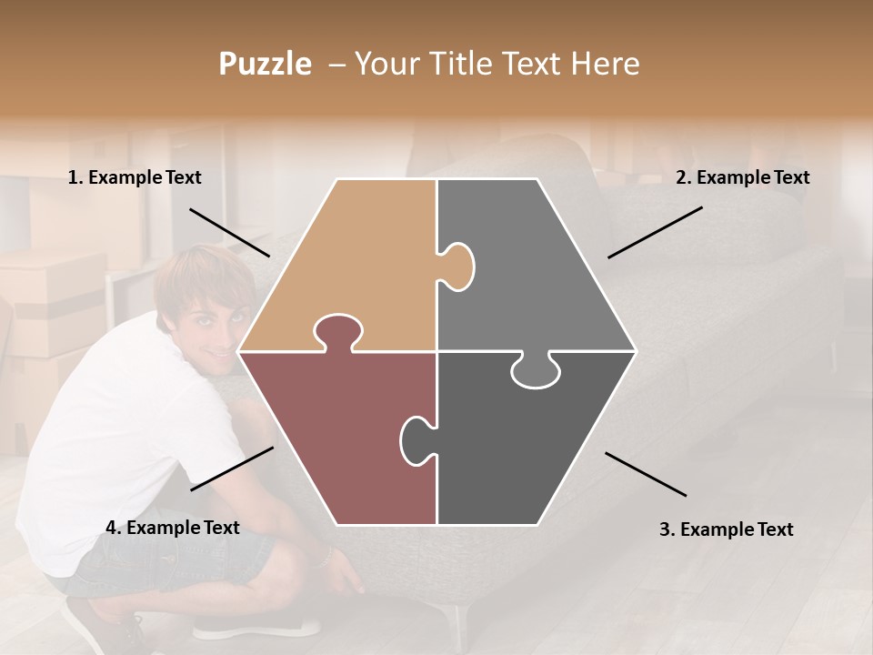 Ginger Home Male PowerPoint Template