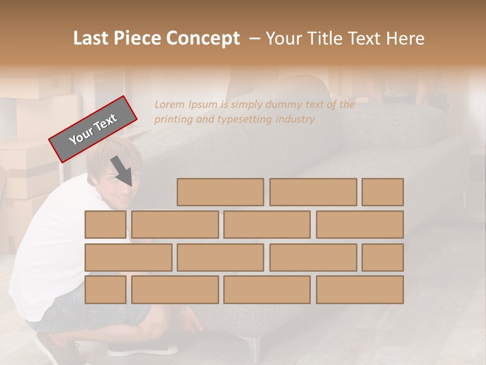 Ginger Home Male PowerPoint Template