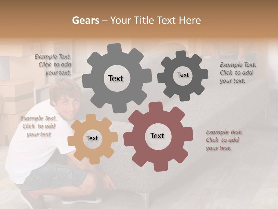 Ginger Home Male PowerPoint Template