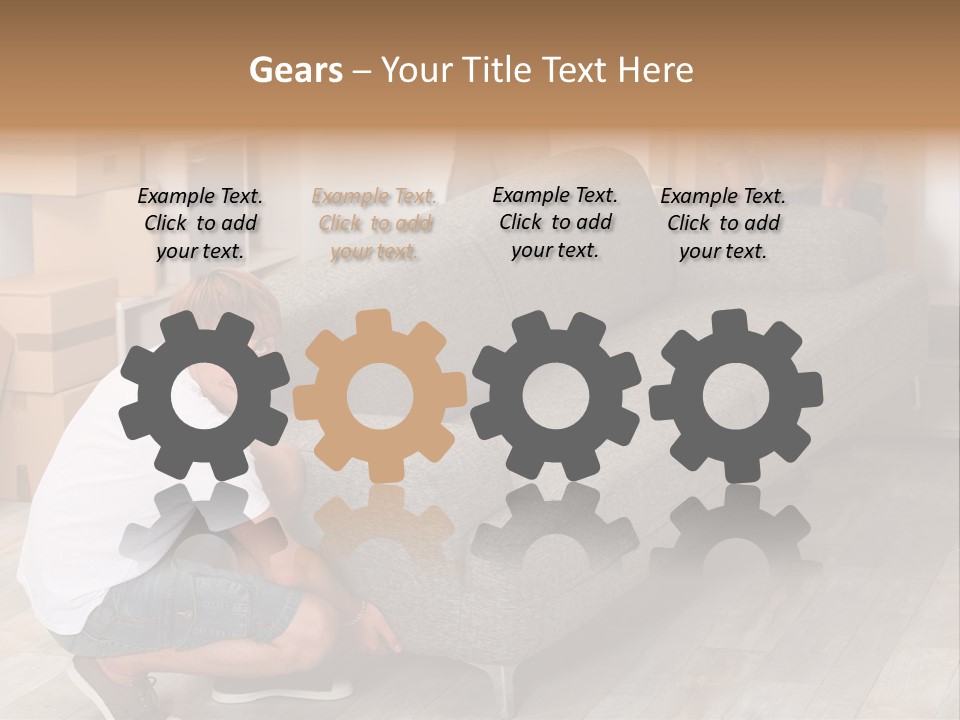 Ginger Home Male PowerPoint Template