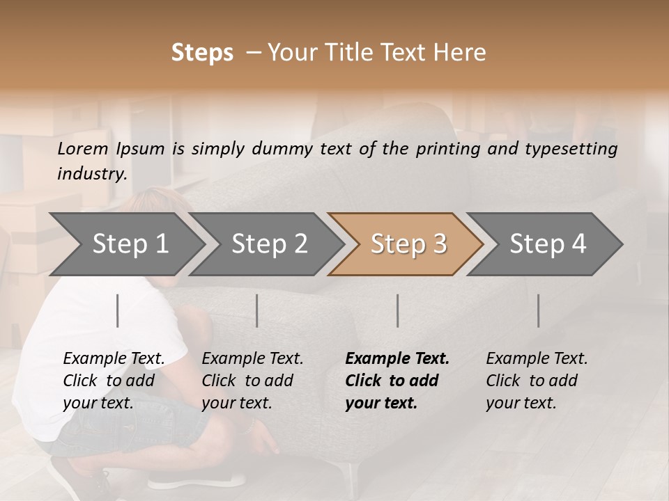 Ginger Home Male PowerPoint Template