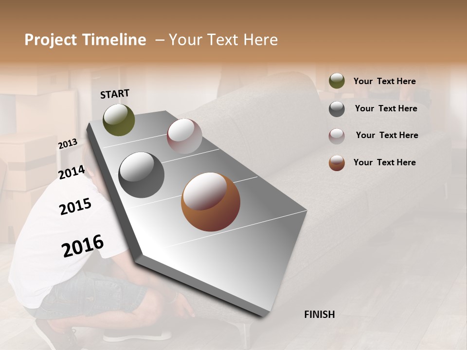 Ginger Home Male PowerPoint Template