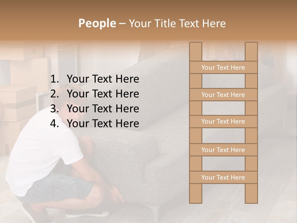 Ginger Home Male PowerPoint Template