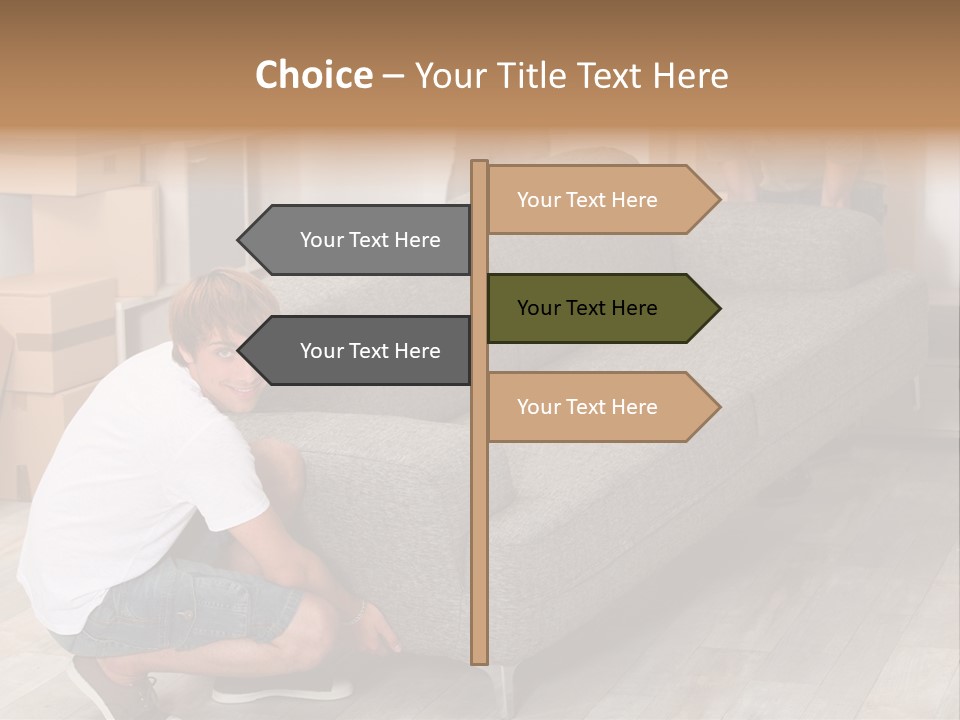Ginger Home Male PowerPoint Template