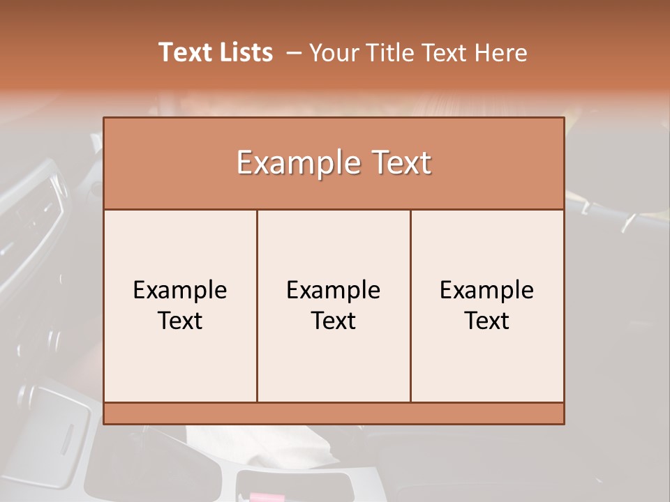 Shout Female Motorist PowerPoint Template