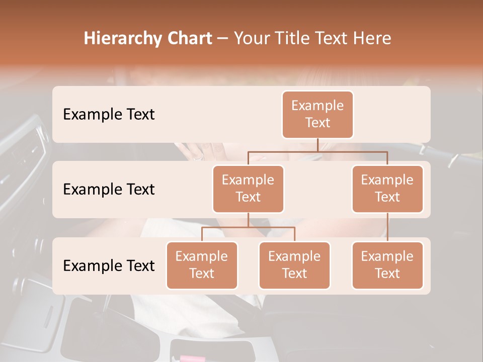 Shout Female Motorist PowerPoint Template