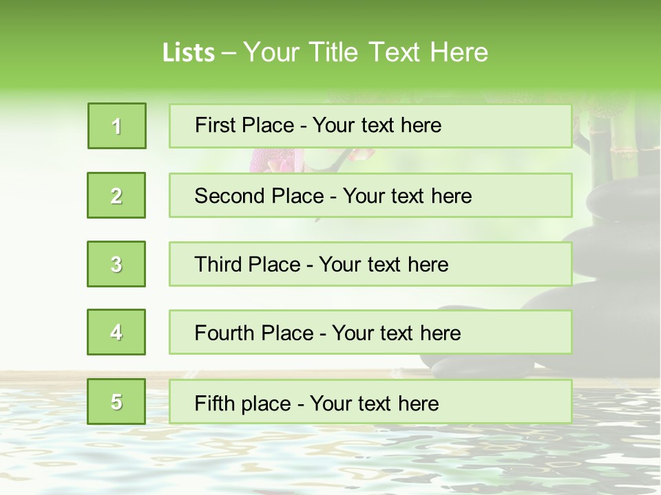 Lucky Background Boulder PowerPoint Template
