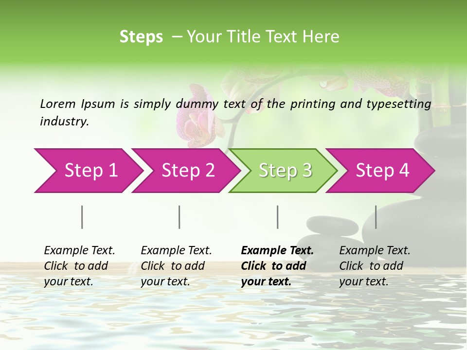 Lucky Background Boulder PowerPoint Template