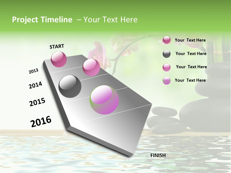 Lucky Background Boulder PowerPoint Template