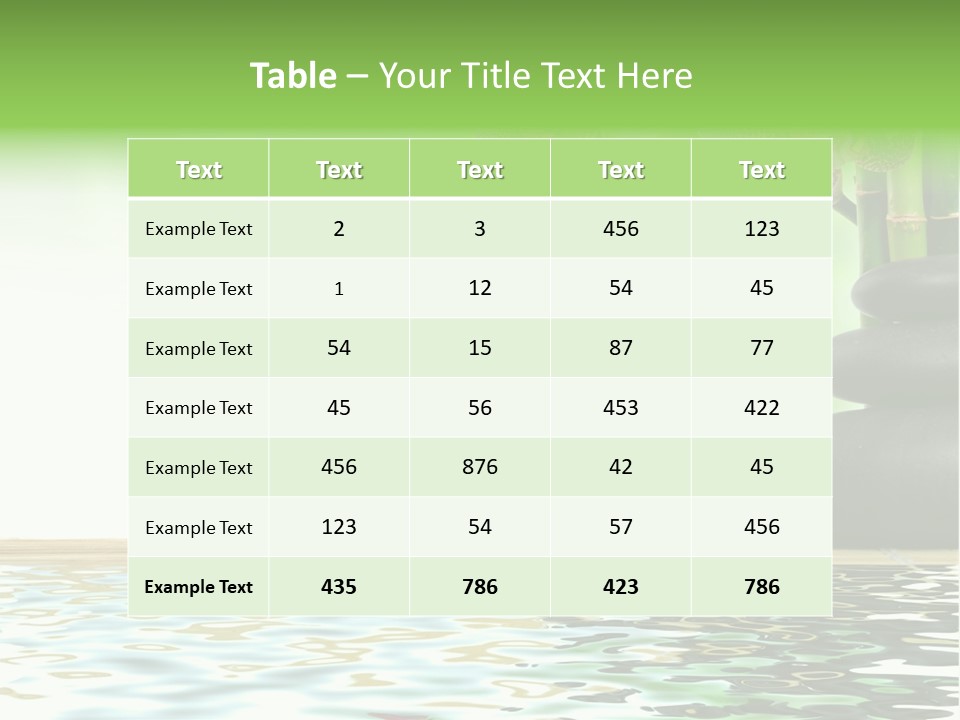 Lucky Background Boulder PowerPoint Template