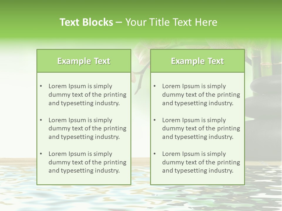 Lucky Background Boulder PowerPoint Template