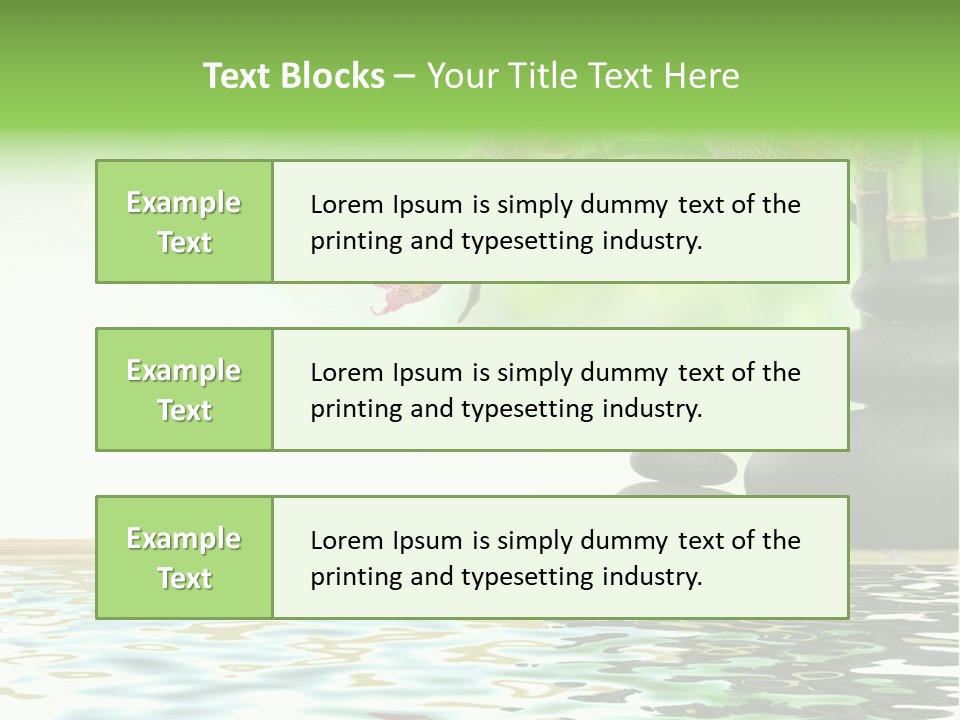 Lucky Background Boulder PowerPoint Template