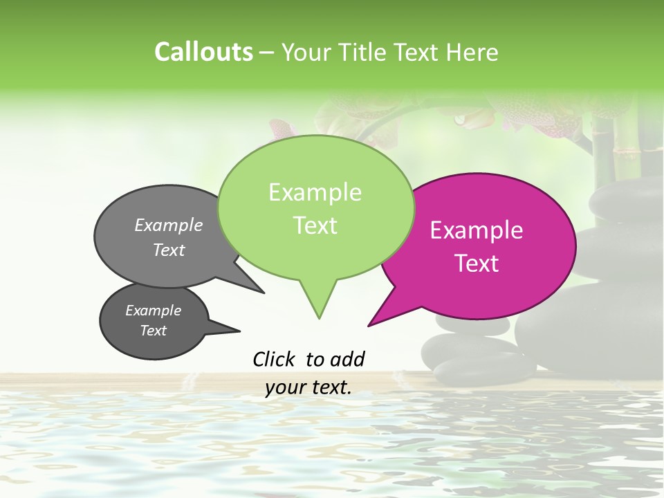 Lucky Background Boulder PowerPoint Template