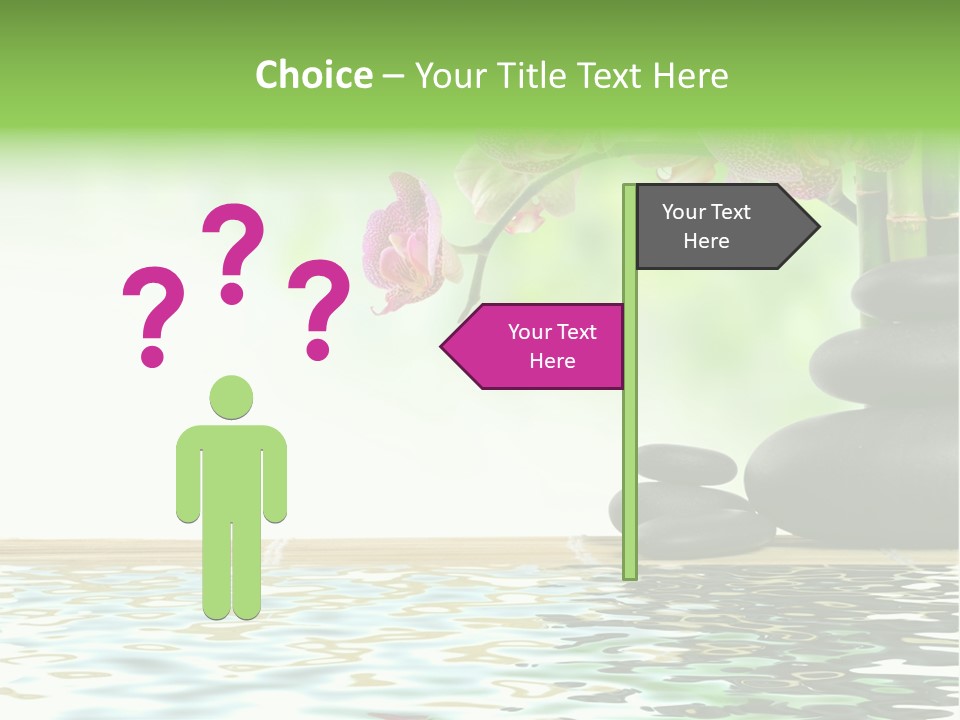 Lucky Background Boulder PowerPoint Template