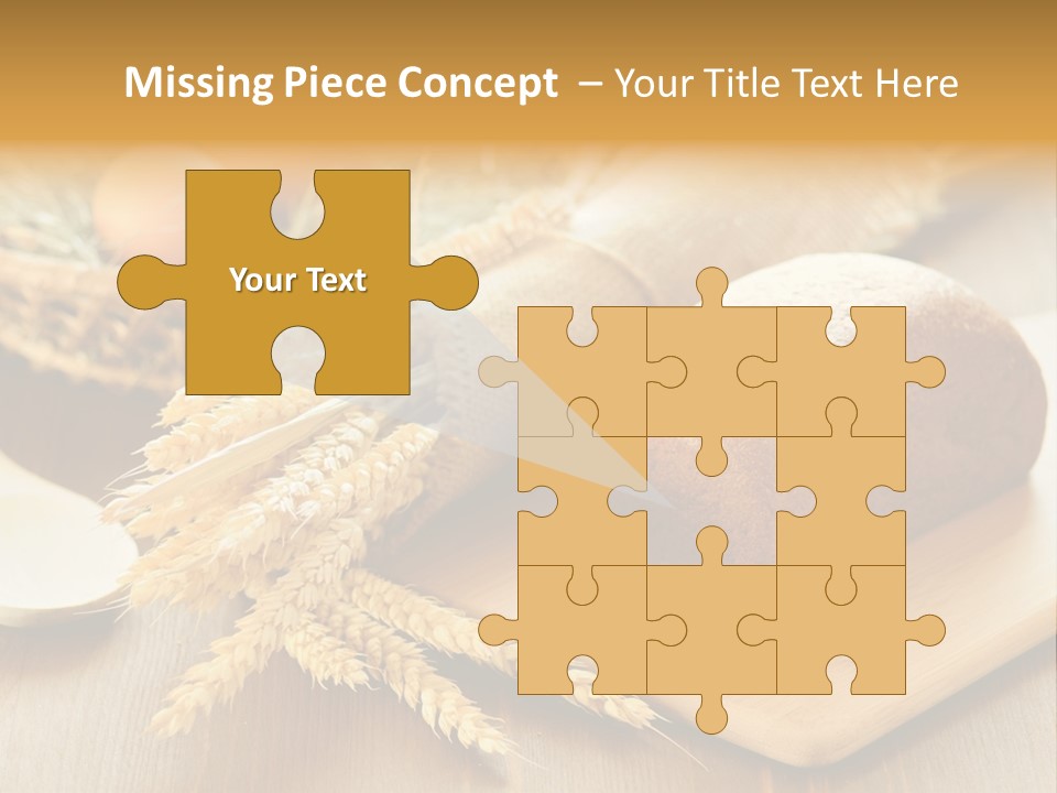 Piece Food Suck PowerPoint Template