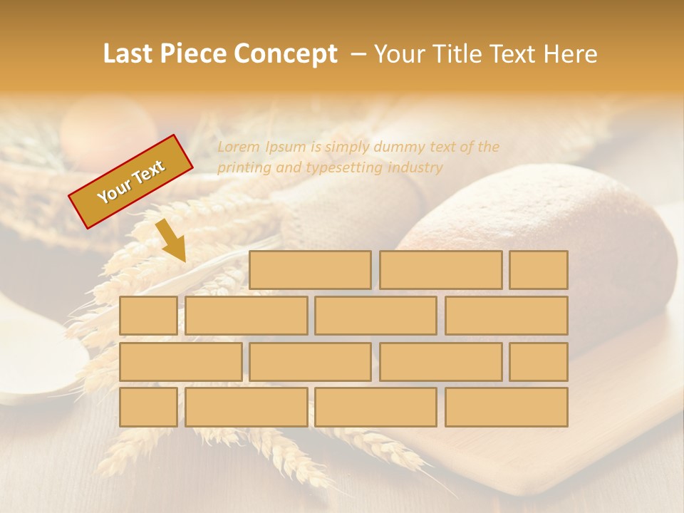 Piece Food Suck PowerPoint Template