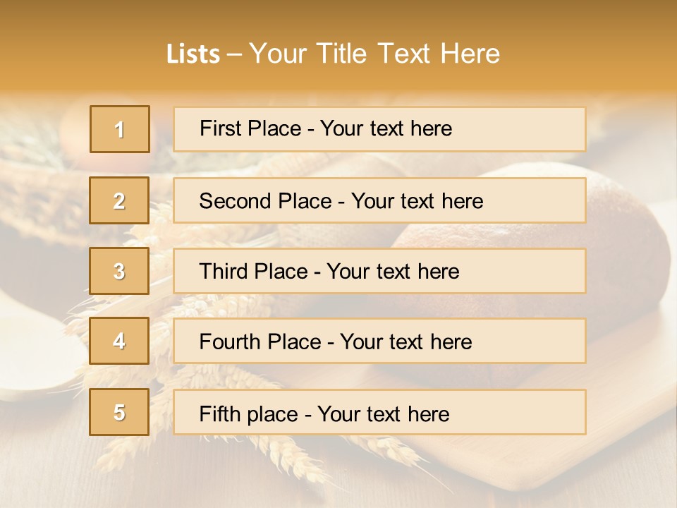 Piece Food Suck PowerPoint Template