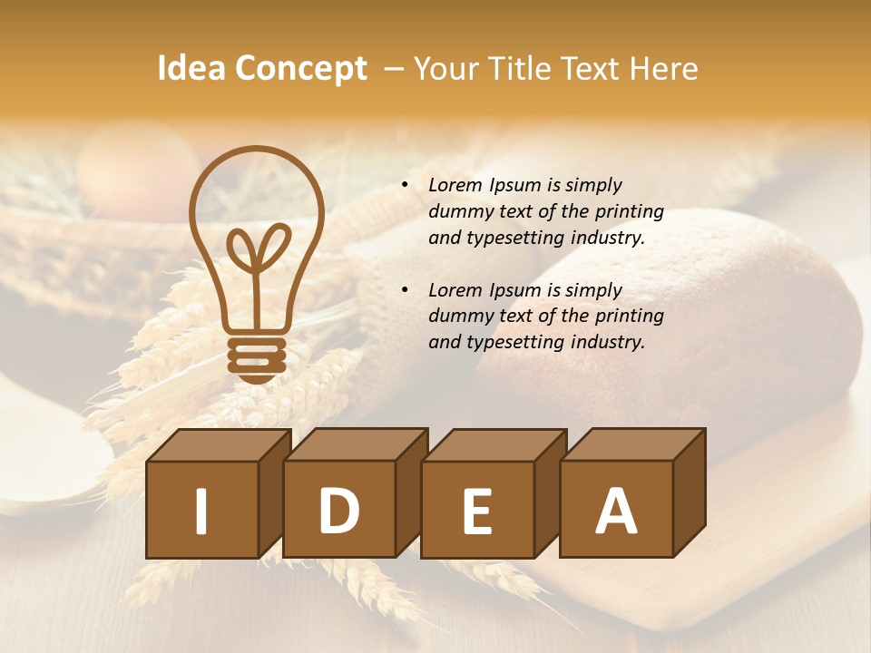 Piece Food Suck PowerPoint Template