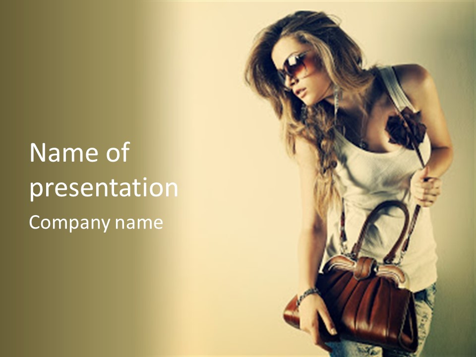 White Emotions Lifestyles PowerPoint Template