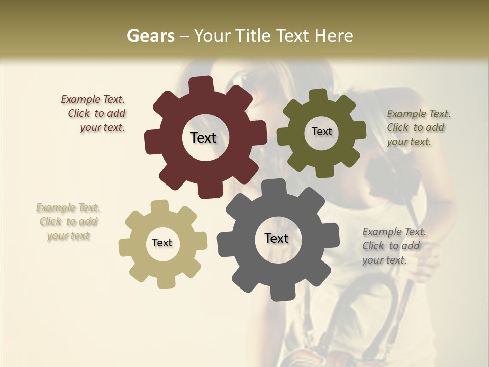 White Emotions Lifestyles PowerPoint Template