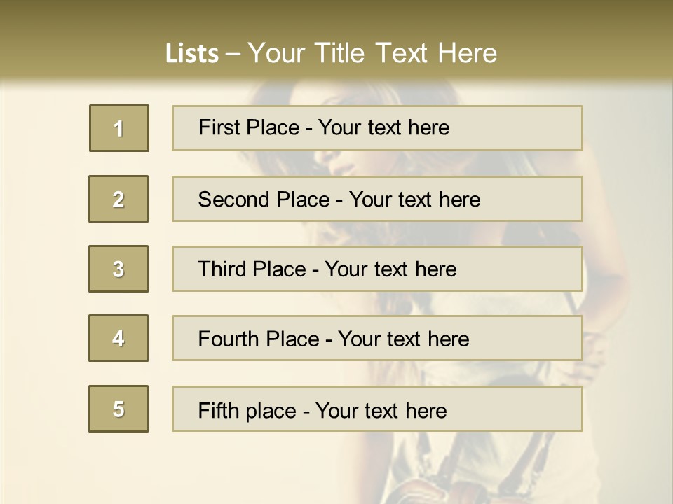 White Emotions Lifestyles PowerPoint Template
