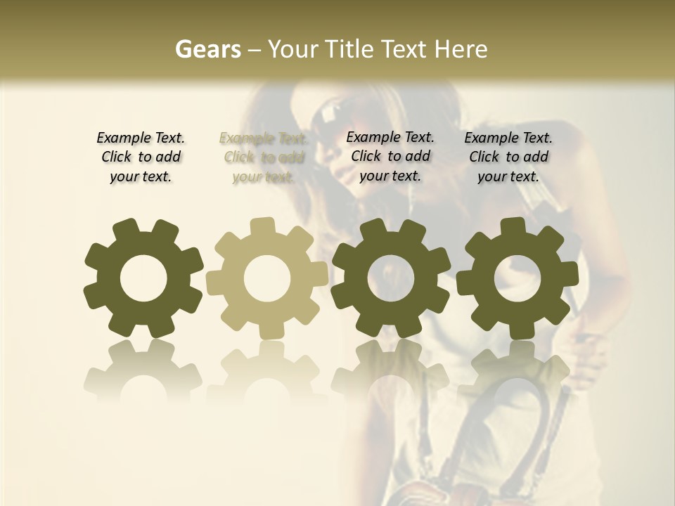 White Emotions Lifestyles PowerPoint Template