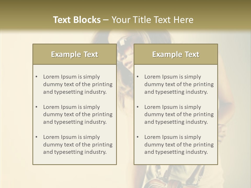 White Emotions Lifestyles PowerPoint Template