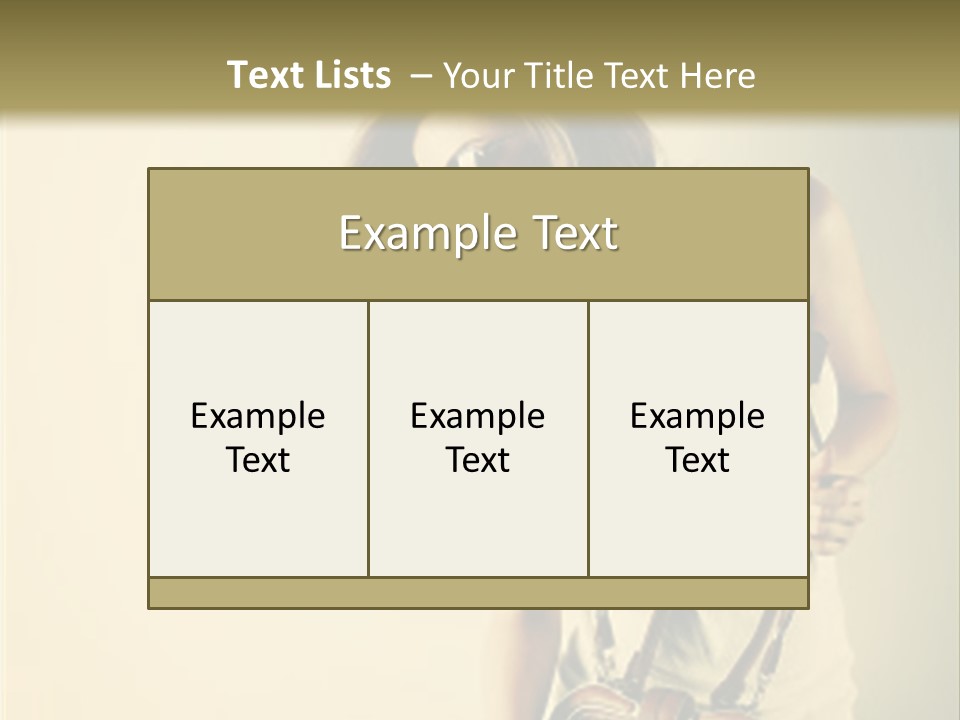 White Emotions Lifestyles PowerPoint Template