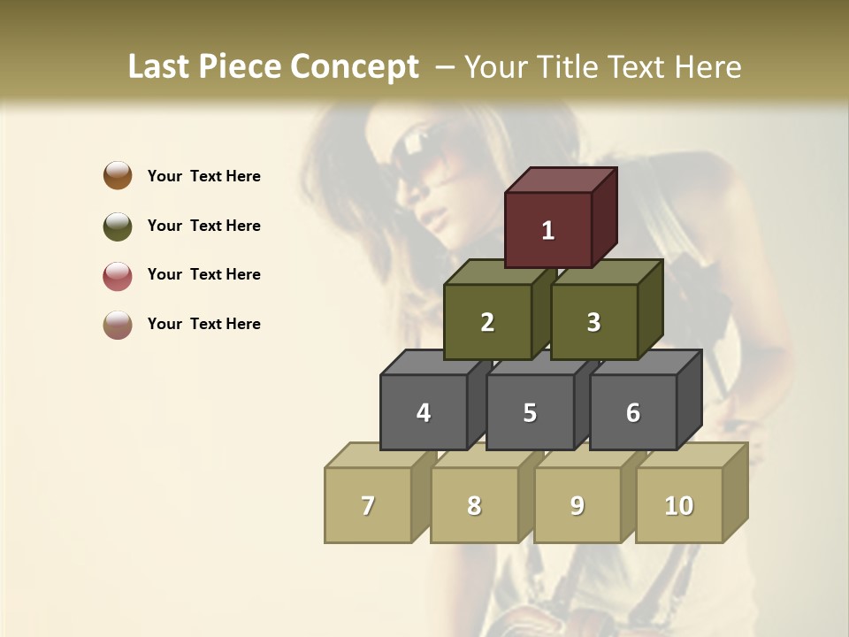 White Emotions Lifestyles PowerPoint Template