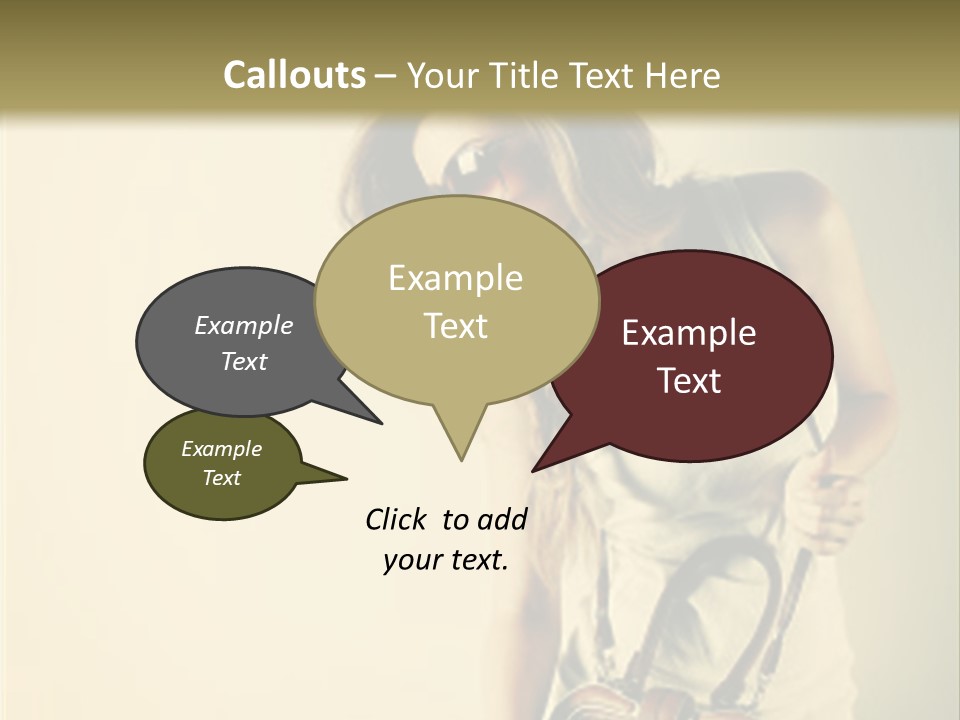 White Emotions Lifestyles PowerPoint Template