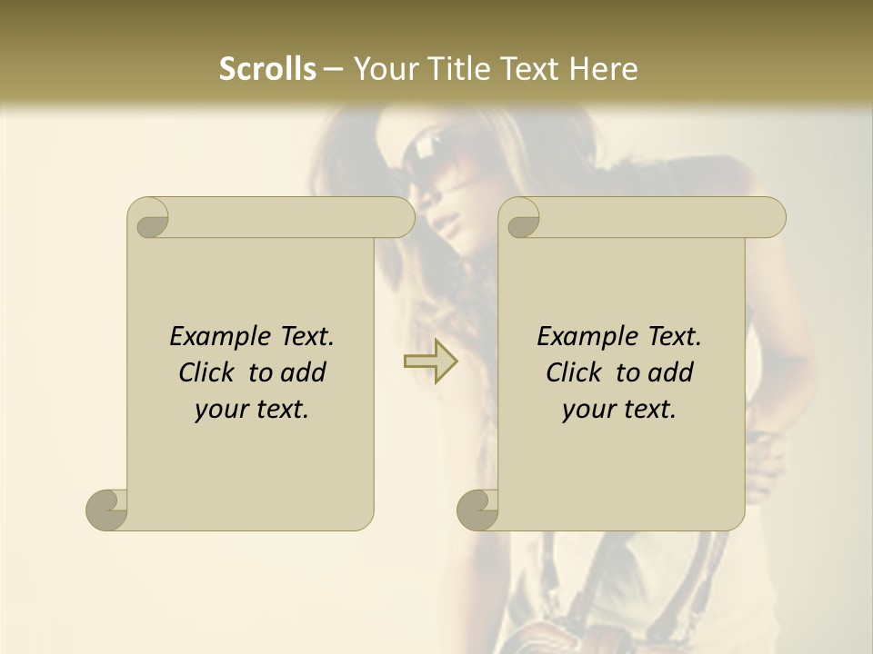 White Emotions Lifestyles PowerPoint Template