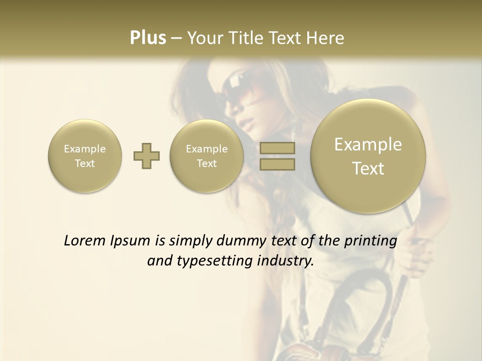 White Emotions Lifestyles PowerPoint Template