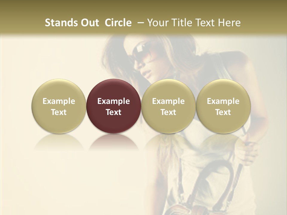 White Emotions Lifestyles PowerPoint Template