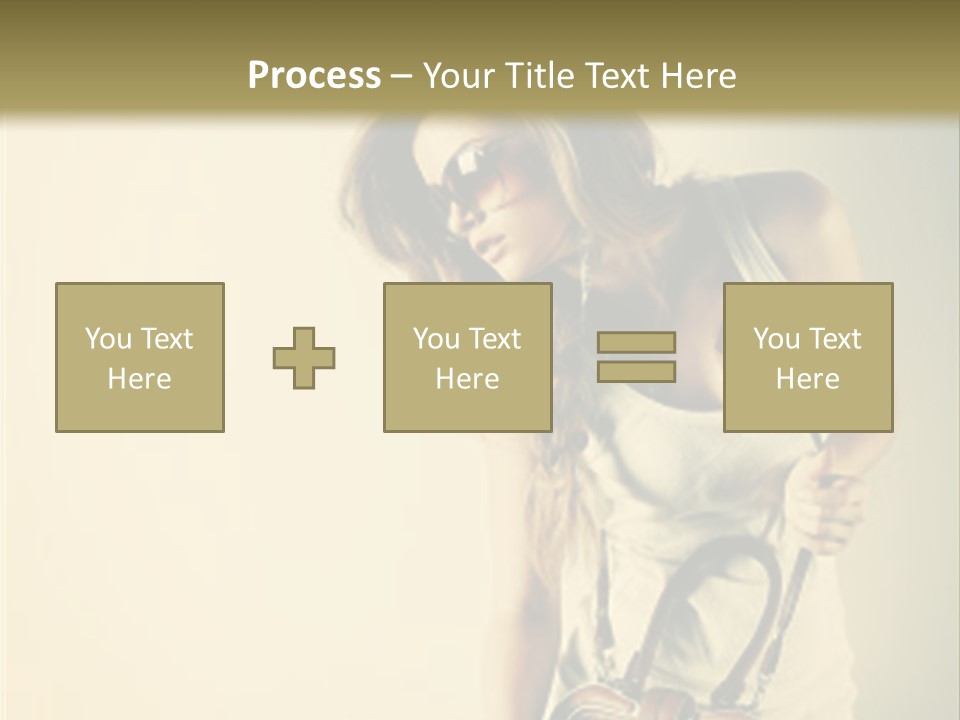 White Emotions Lifestyles PowerPoint Template