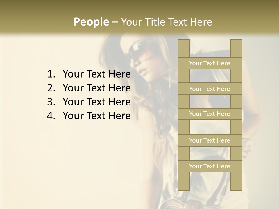 White Emotions Lifestyles PowerPoint Template