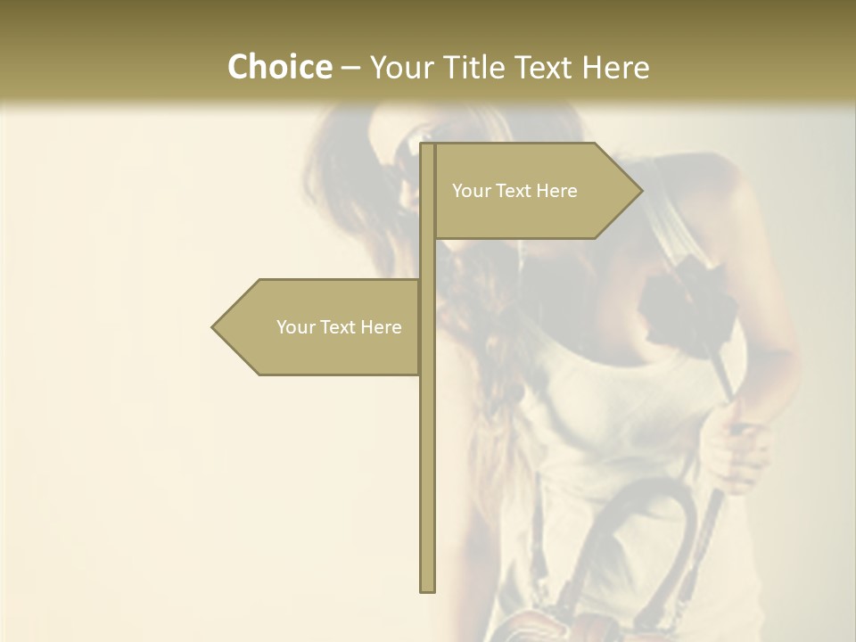 White Emotions Lifestyles PowerPoint Template