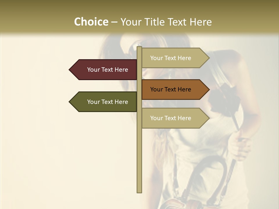 White Emotions Lifestyles PowerPoint Template