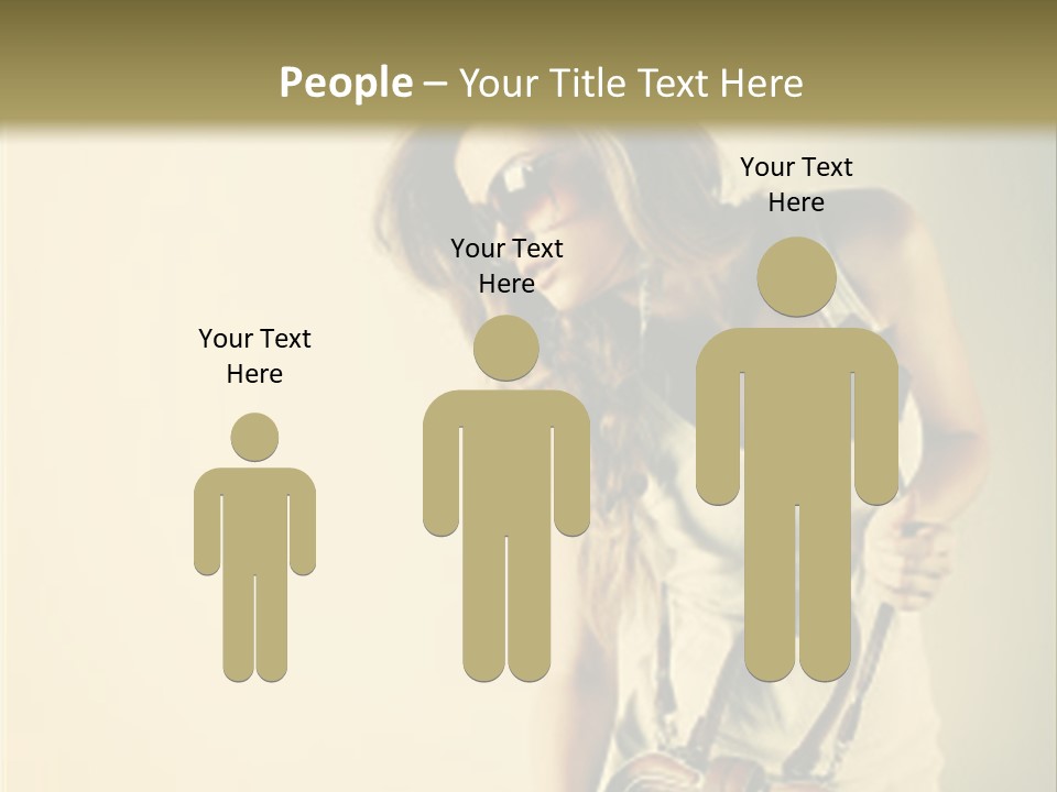 White Emotions Lifestyles PowerPoint Template