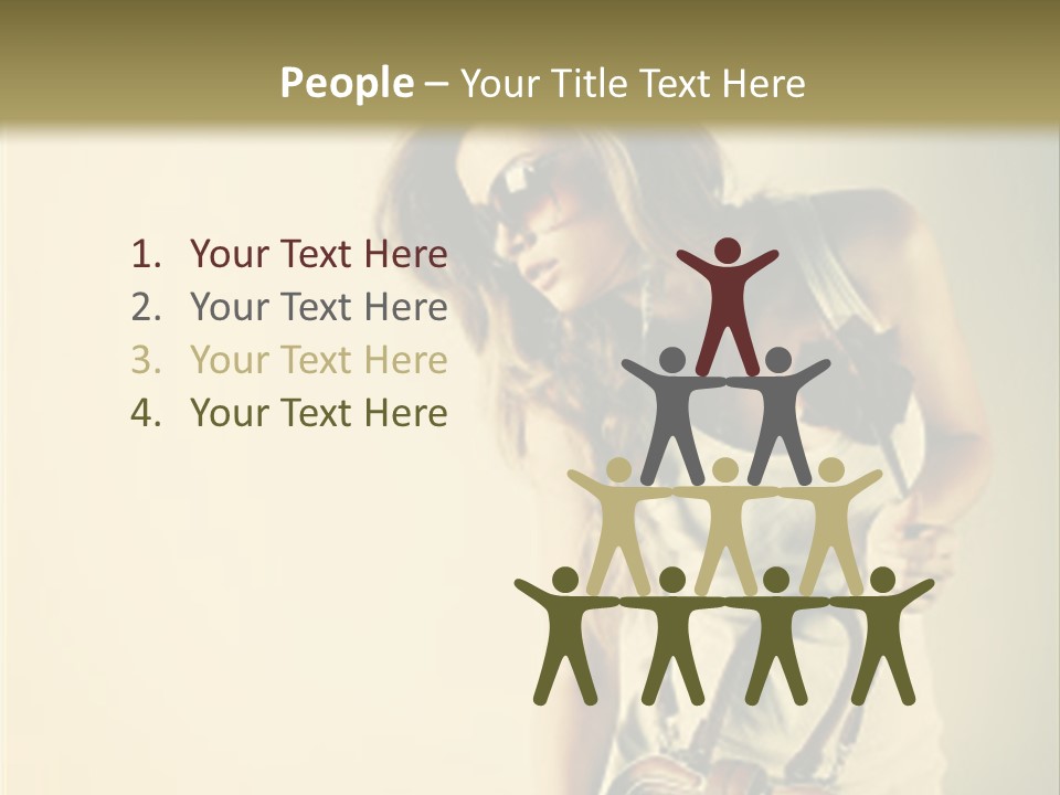 White Emotions Lifestyles PowerPoint Template