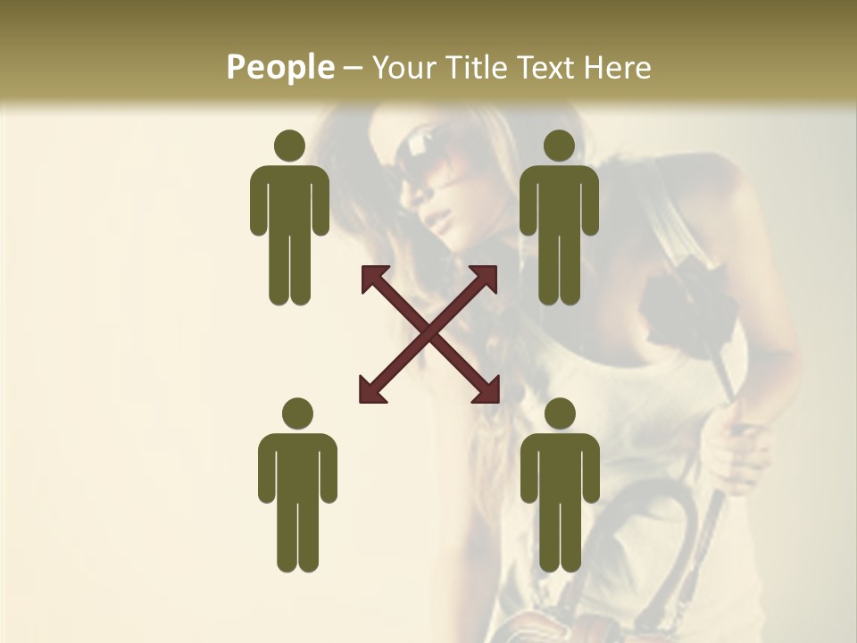 White Emotions Lifestyles PowerPoint Template