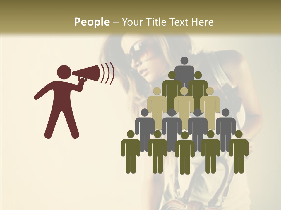 White Emotions Lifestyles PowerPoint Template