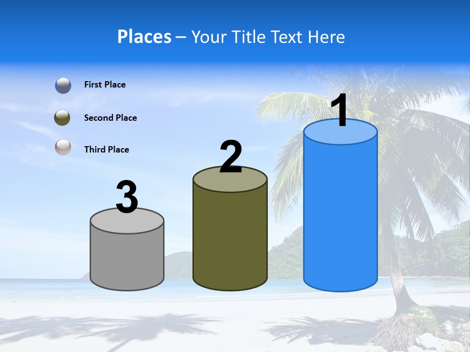 Paradise Coast Sun PowerPoint Template