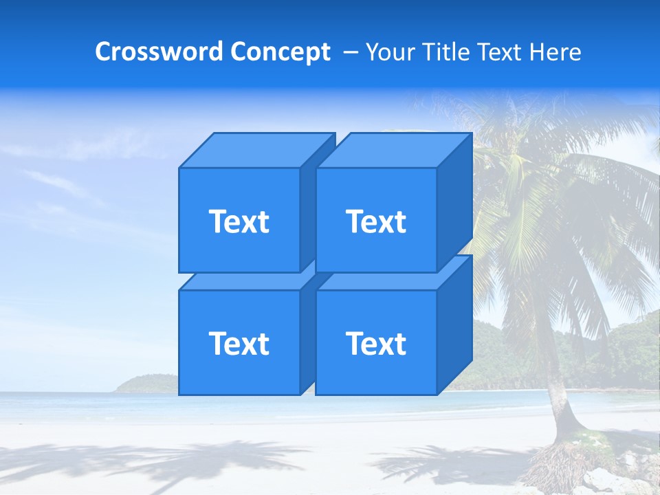 Paradise Coast Sun PowerPoint Template