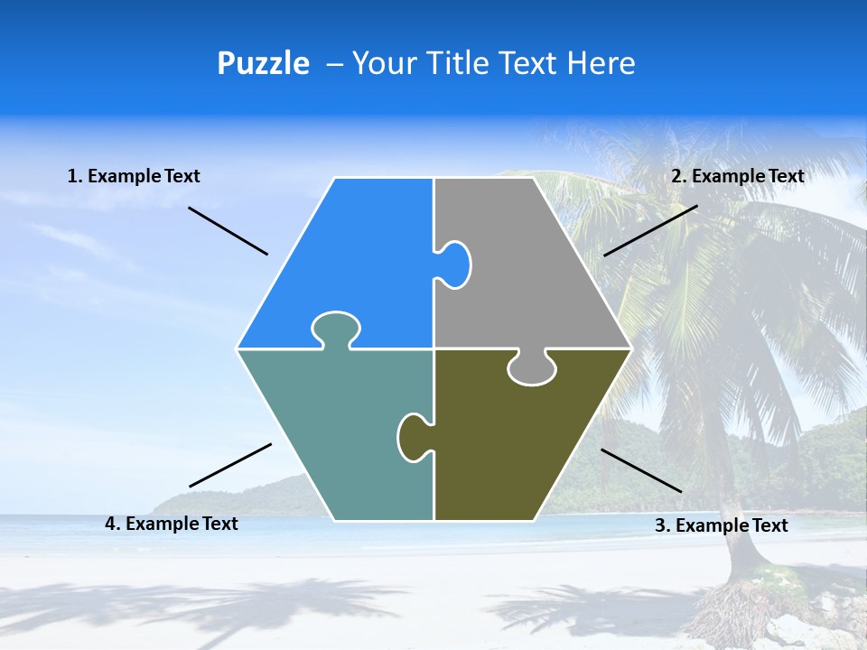 Paradise Coast Sun PowerPoint Template