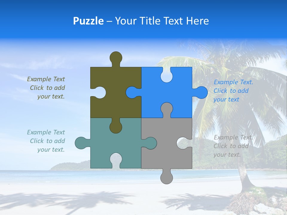 Paradise Coast Sun PowerPoint Template