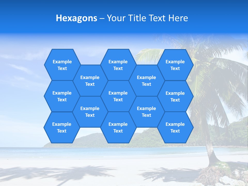 Paradise Coast Sun PowerPoint Template