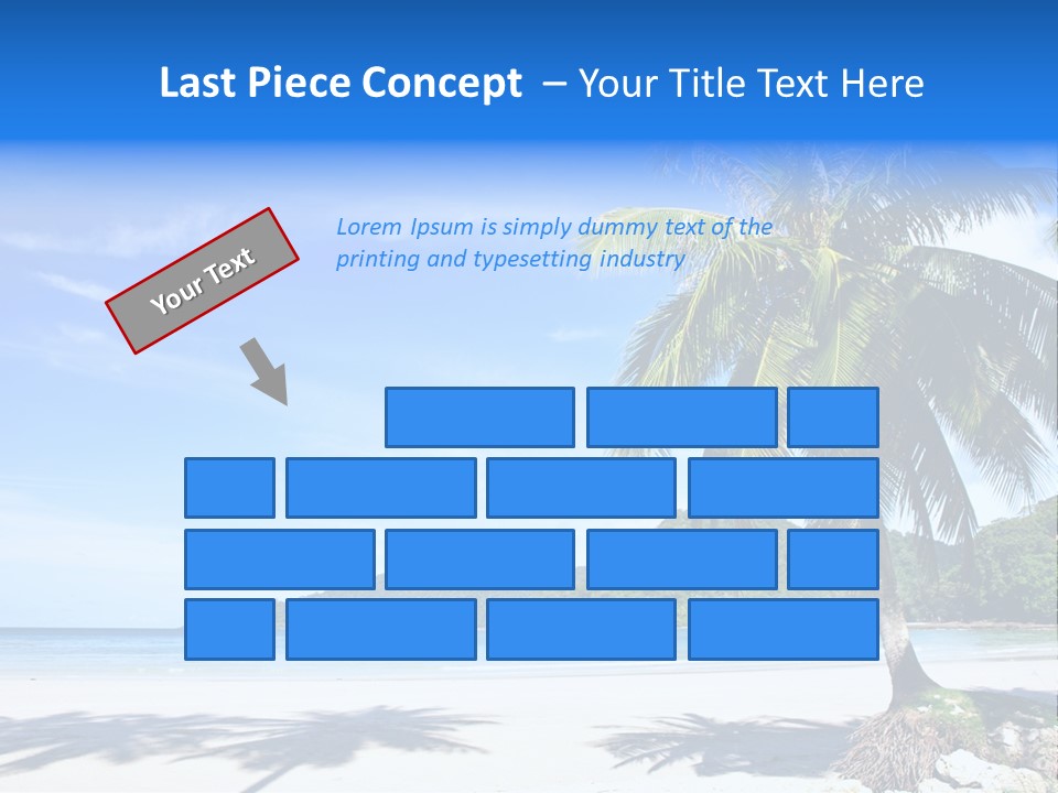 Paradise Coast Sun PowerPoint Template