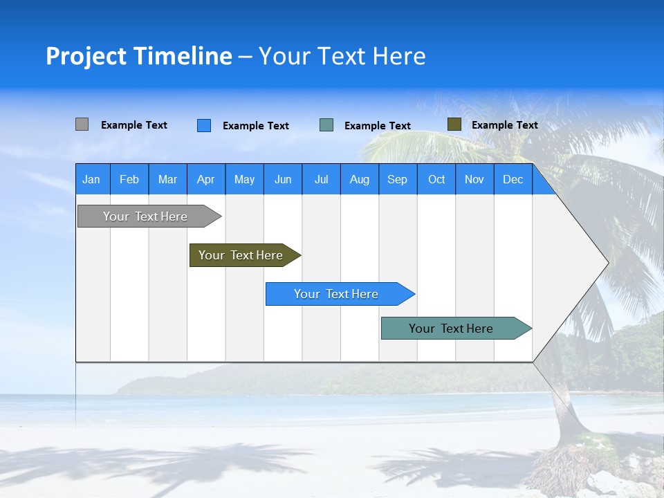 Paradise Coast Sun PowerPoint Template