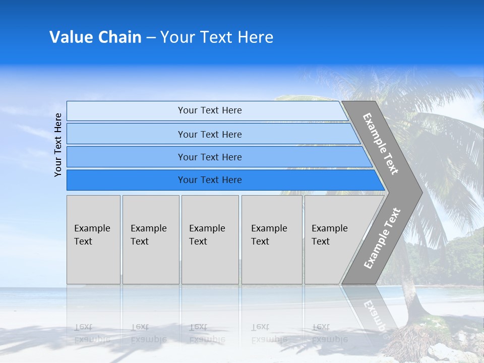 Paradise Coast Sun PowerPoint Template